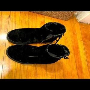 Zara suede high tops